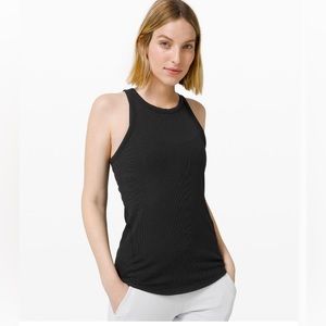 Lululemon Full Day Ahead Tank, Black, size 6